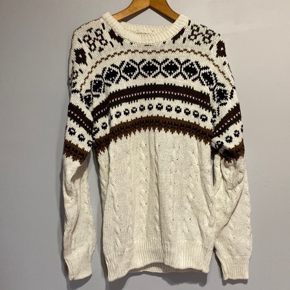 Midwest Traders Men’s Crewneck Knit Sweater Size Medium